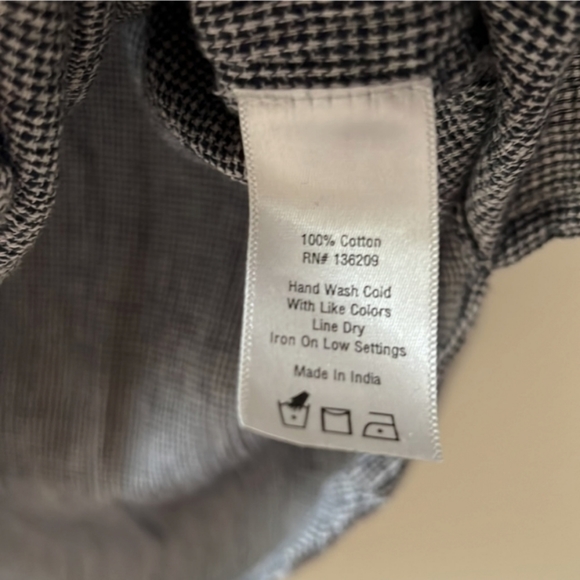 Hatch Maternity Blue Gauze Boyfriend button down - Picture 5 of 5